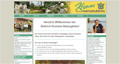 Desktop Screenshot of krumme-naturgaerten.de